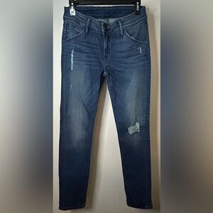 NWT HUDSON JEANS DISTRESSED COLLIN SKINNY